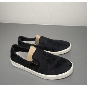 Olukai Lae Ahi Pai Slip-On Lava Rock Shoes Loafers Black Camo Mens 11